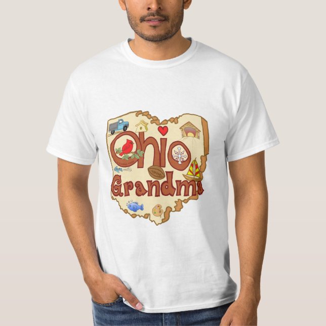 Uma camiseta de vovó de Ohio (Frente)