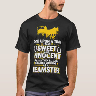 Uma Camiseta Doce E Inocente De Um Teamster