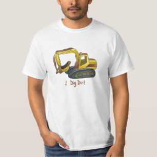 Uma Camiseta Escava Terra com Pá de Energia