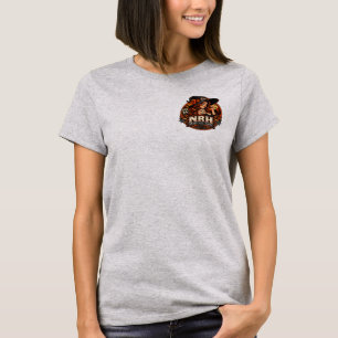 Uma camiseta feminina de Halloween inspirada em vi