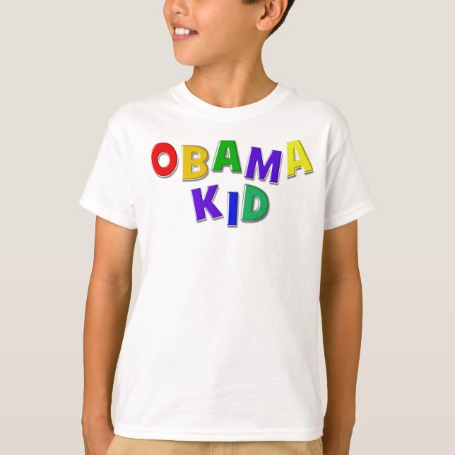 Uma camiseta infantil Obama (Frente)