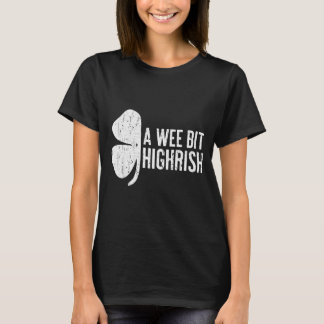Uma Camiseta Um Pouco Irlandesa Divertida Homens M