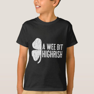 Uma Camiseta Um Pouco Irlandesa Divertida Homens M