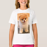 Uma Camiseta Única De Meninas Pomeranianas Encanta