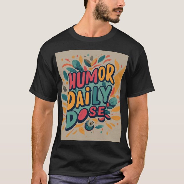 Uma camiseta vibrante e divertida com (Frente)