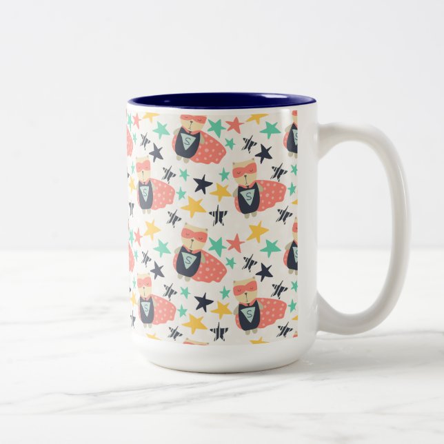 uma caneca de café de duas tonalidades (Direita)