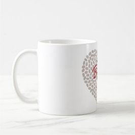 Uma caneca de café dizendo "você foi o mundo para 