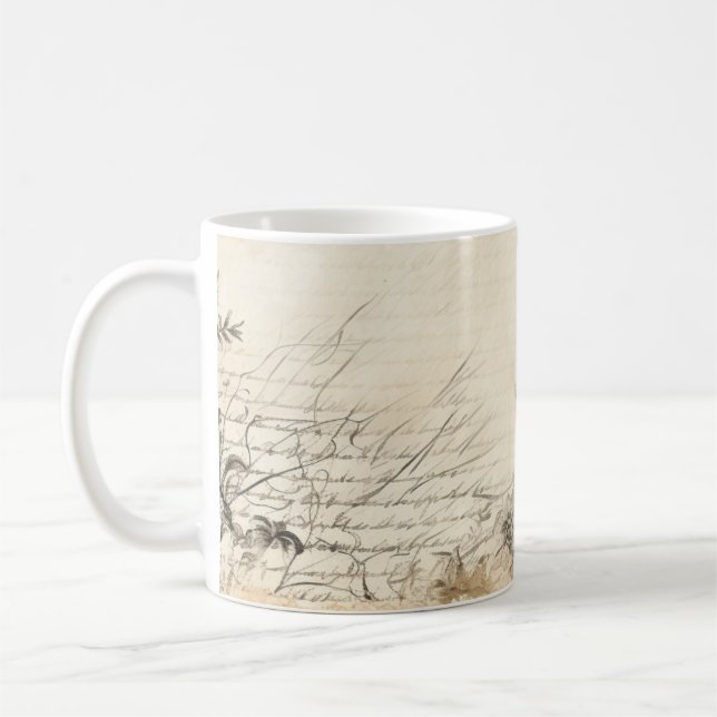Uma caneca de café estilo vitoriano (Esquerda)