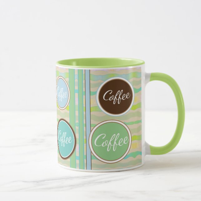 Uma caneca de café Polka-dot (Direita)