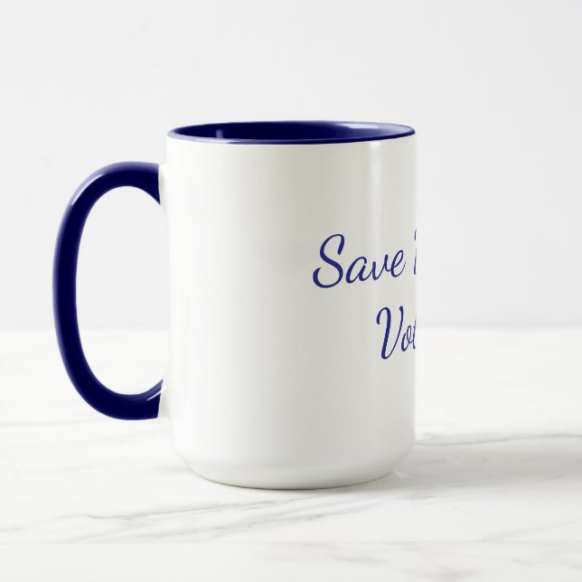uma caneca de café pró-democracia (Esquerda)