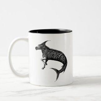 Uma caneca de café zebrafa estranha e divertida!