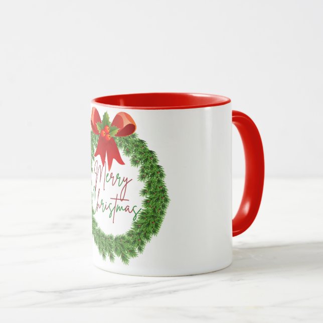 Uma caneca de natal (Frente Esquerda)