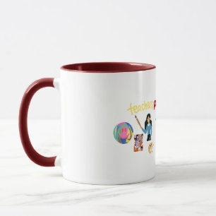 Uma caneca de professor de arte que ensina arte e