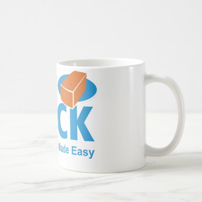 Uma caneca do logotipo do tijolo (Direita)