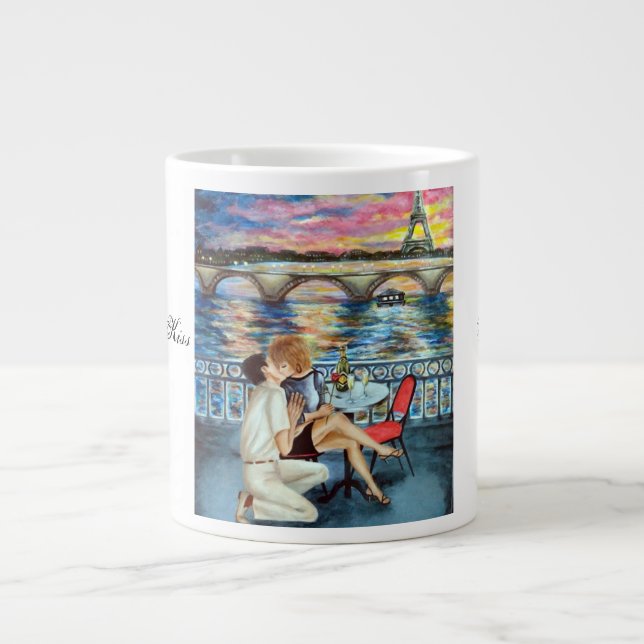 Uma caneca especial de beijo francesa (Frente)