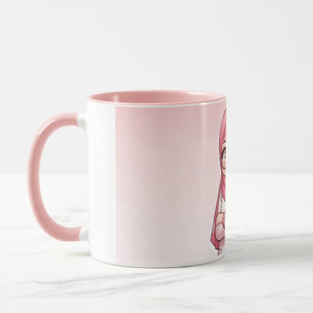 Uma caneca hijabi fofa ✨ (Esquerda)