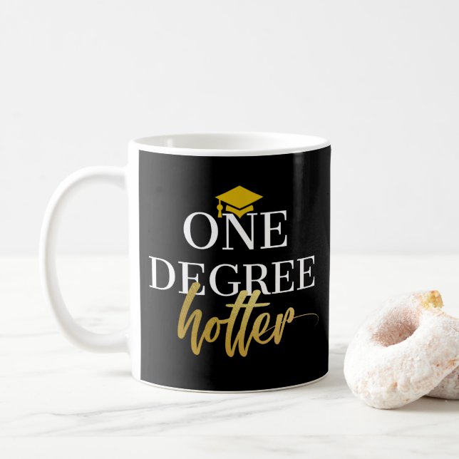 Uma caneca mais quente, presente de graduação, des (Com Donut)