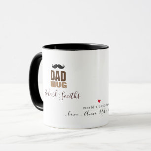 Uma caneca para o melhor Pai de sempre, com amor..