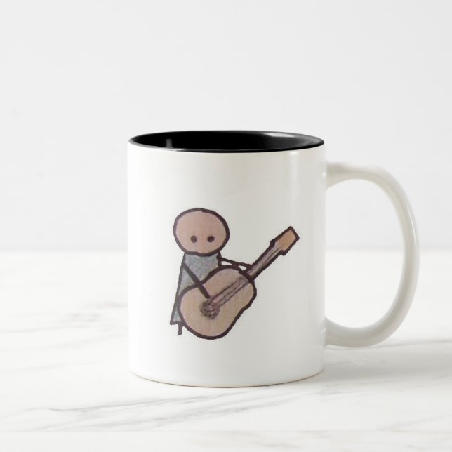 Uma caneca pequena do tom da guitarra dois (Direita)