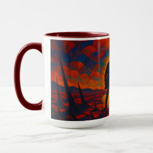 Uma caneca surreal de Dreamscape - Um clipe vision