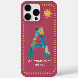 Uma Capa de telefone Monográfica - Deixe sua Aura 