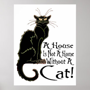 "Uma casa NÃO É uma casa sem um poster do gato" 