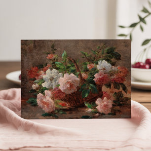 Uma cesta com Rosas   Eugene Petit