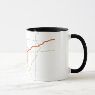 Uma cidade chamou a caneca do logotipo de