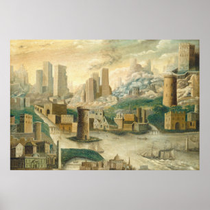 Uma Cidade da Fantasia - Poster americano de Belas