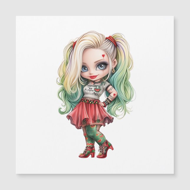 Uma coleção de Design de Halloween de Garota Bonit (Frente)