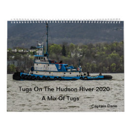 Uma Combinação De Tugs No Calendário Do Rio Hudson