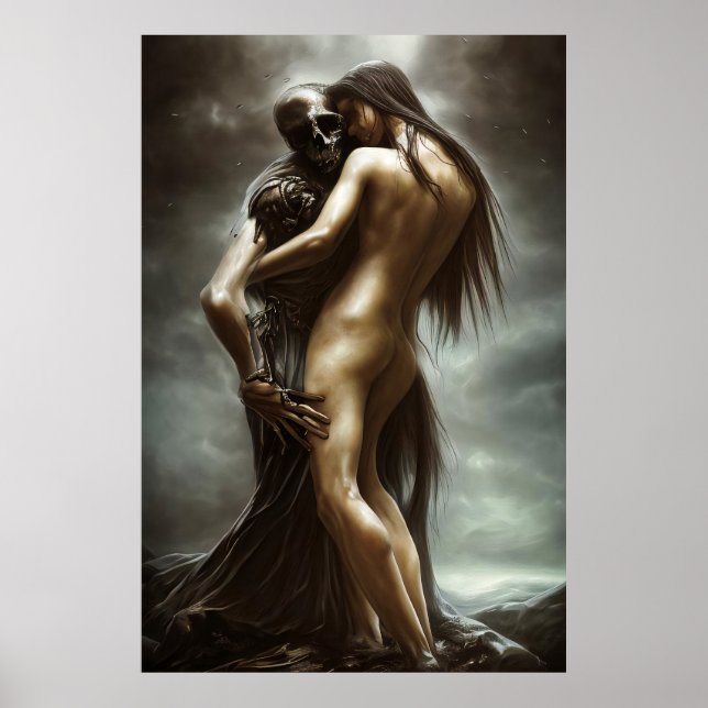 Uma dança Mortal - Poster de Fantasia Surreal Escu (Frente)