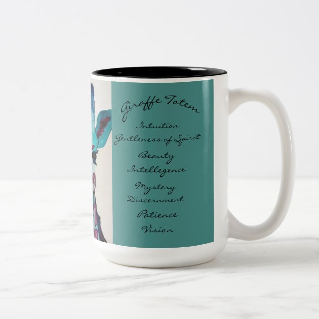 Uma de uma caneca de café amável do totem do (Direita)