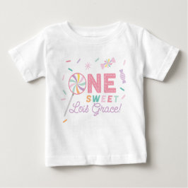 Uma Doce Camiseta de Aniversário Personalizada par