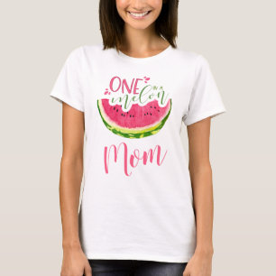 Uma em Melon Mãe Camisa de Melancia para Mulheres