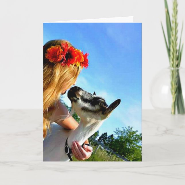 Uma Fazenda E Seu Capuz - Cartão De Saudação De Va (Frente)