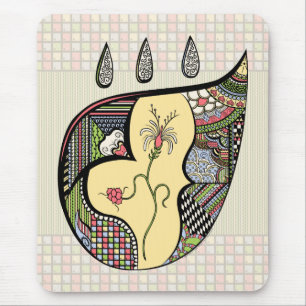 Uma Flor Dentro de um Mousepad