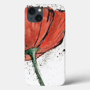 Uma flor fechado em um fundo branco