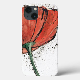 Uma flor fechado em um fundo branco