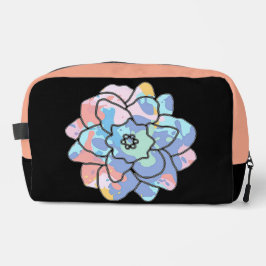 Uma flor feita de manchas de tinta