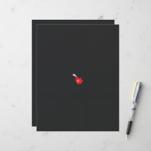 uma flor vermelha com fundo preto