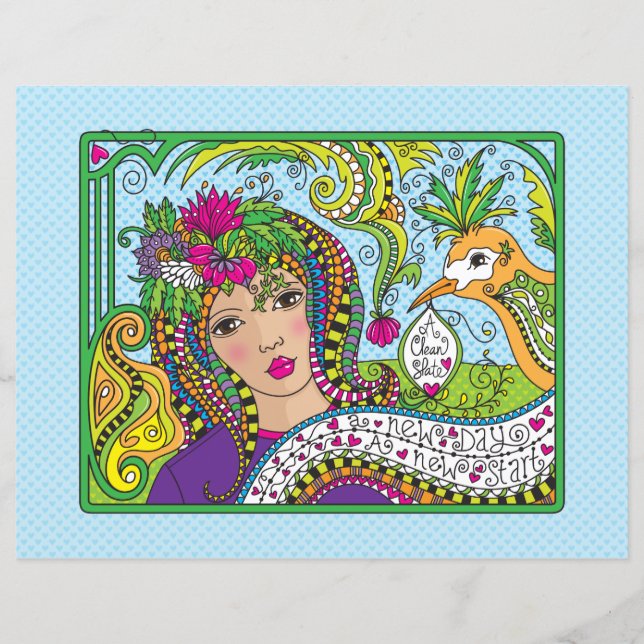 Uma folha de papel limpa Slate_Flat 11"x 8,5" (Frente)