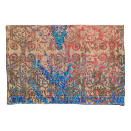 uma fotografia de um cachecol azul e bege