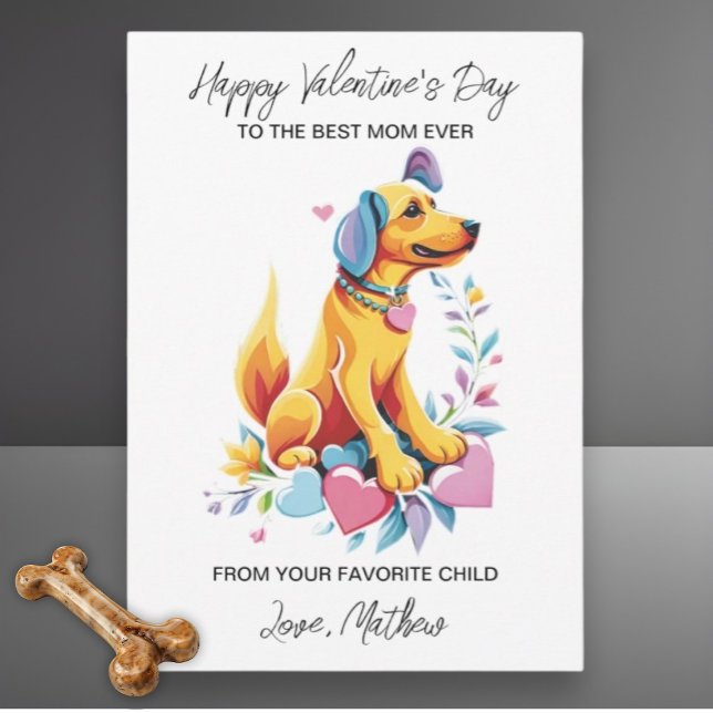 Uma gracinha num cartão de Dia de os namorados, (Criador carregado)