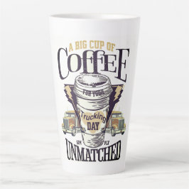 Uma grande taça de café para a sua caneca do Dia d