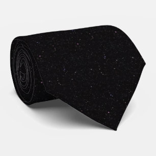 Uma Gravata Borboleta Preta Com Estrelas