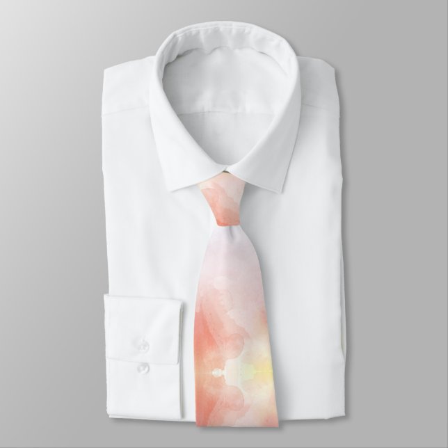 Uma gravata com um design de gradiente suave (Amarrado)