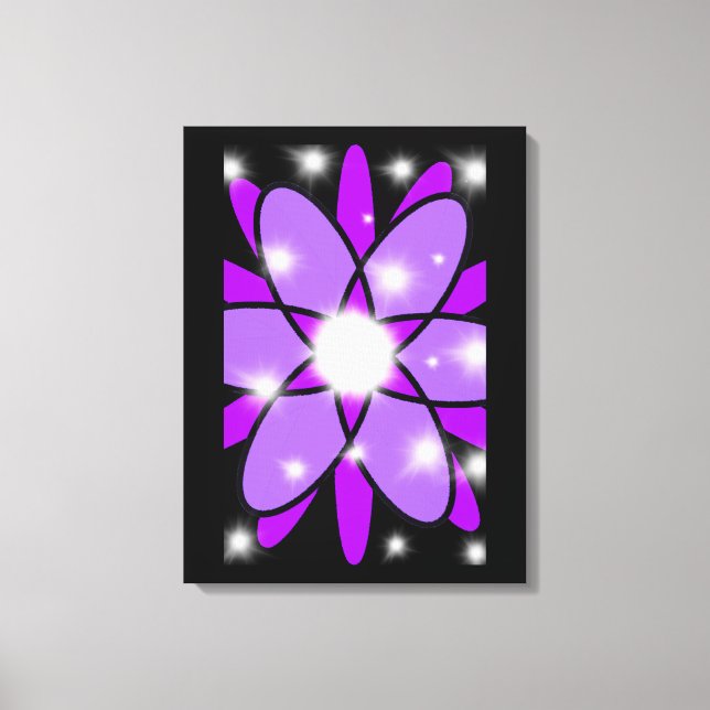 Uma Impressão de Tela de Experiência Floral (Frente)