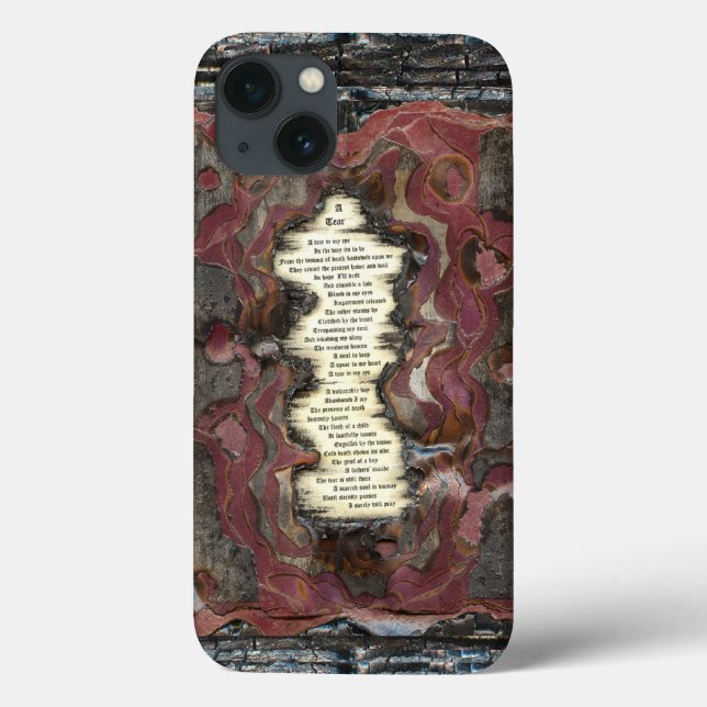 Uma lágrima (Verso)