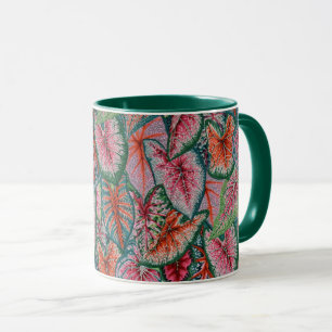 Uma linda caneca de Tecido Philip Jacobs Caladium